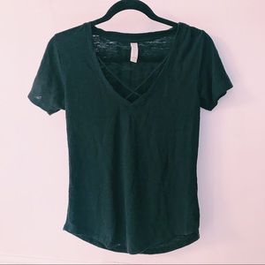 ALTAR’D STATE STRAPPY BLACK T-SHIRT